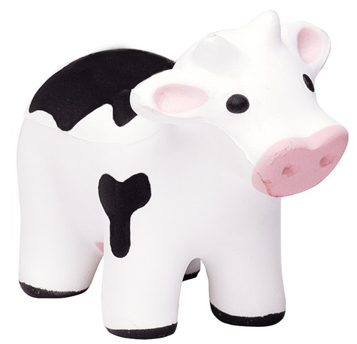 AP26004 Custom Imprinted Cow Stress Reliever Squeezie